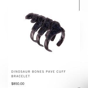 nOir Jewelry Black Gothic Claw Cuff Bracelet